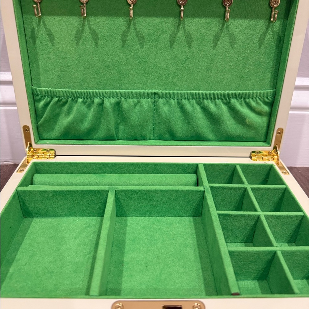Jonathan Adler Green white Jewelry Box